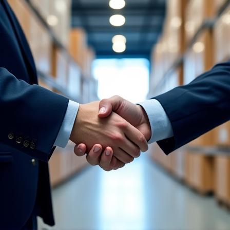 Professional handshake
