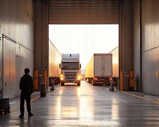 Warehouse loading dock active