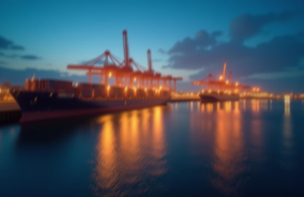 Global logistics network visualization