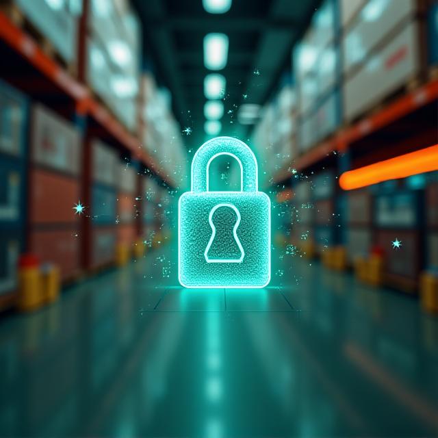 Secure data management and logistics concept