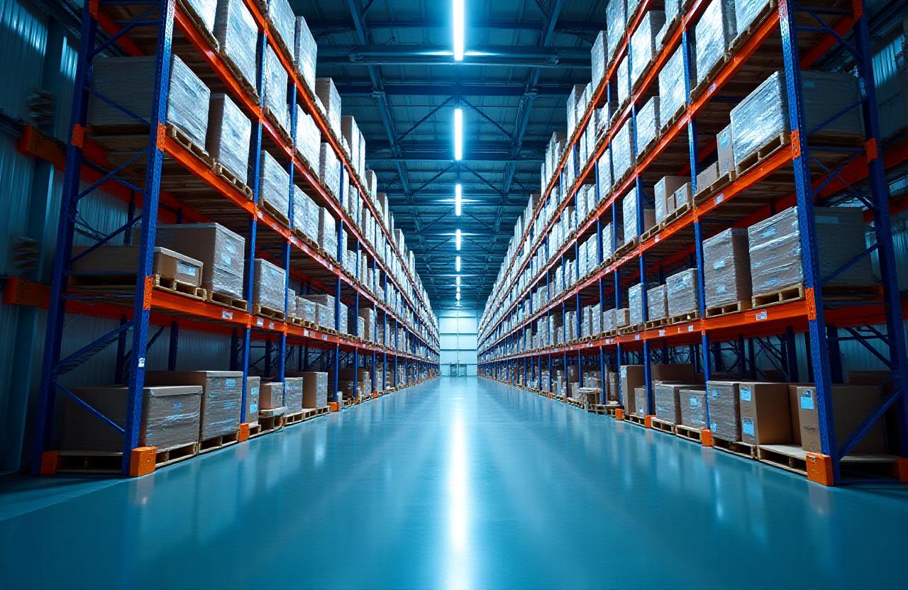 Modern logistics warehouse facility